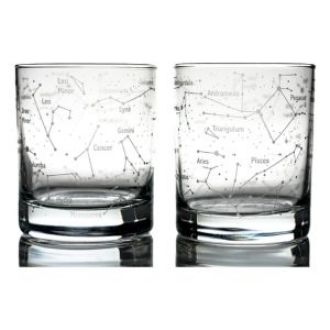 Greenline Goods Constellations Whiskey Glasses