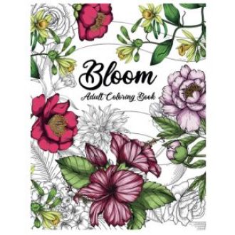 Prism Press "Bloom" Adult Coloring Book