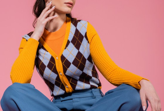 Best argyle cardigan