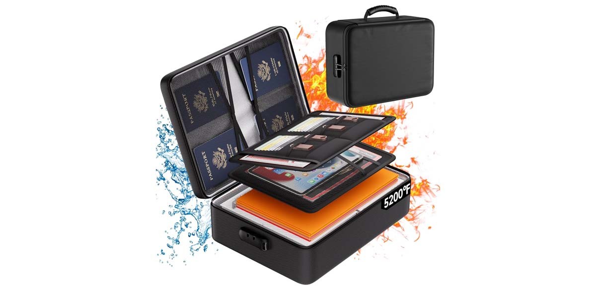 DocSafe 5200°F Document Organizer with Lock