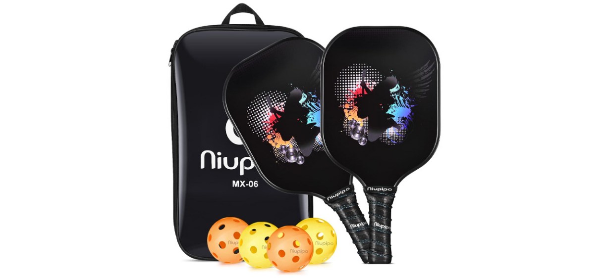 Niupipo Pickleball Paddles on white background Niupipo Pickleball Paddles on white background