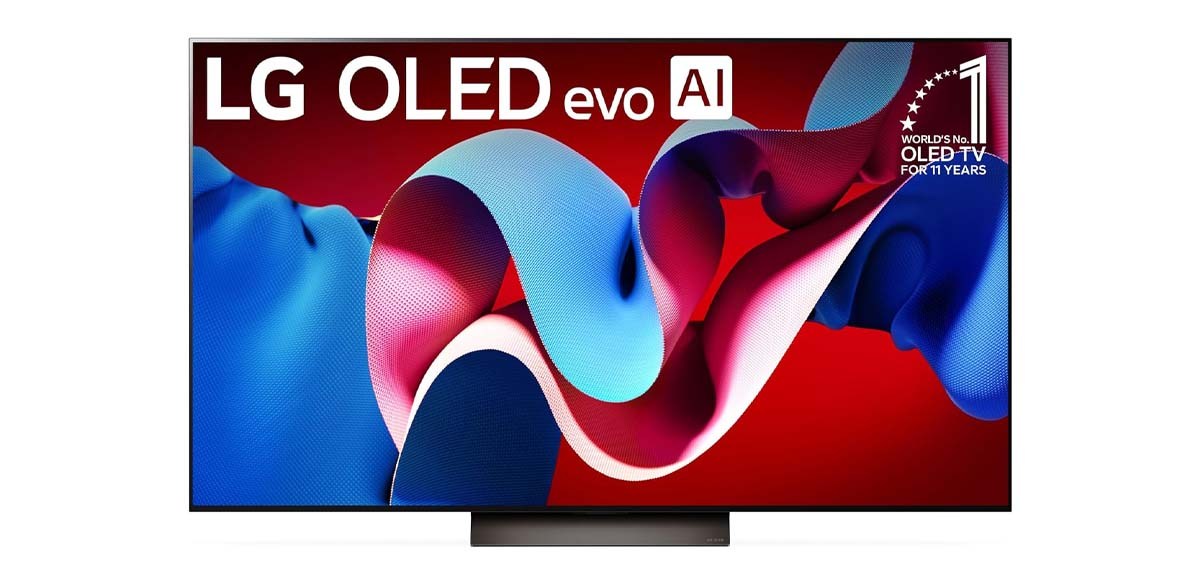 LG 65-Inch Class OLED evo C4 Series Smart TV 4K Processor Flat Screen with Magic Remote