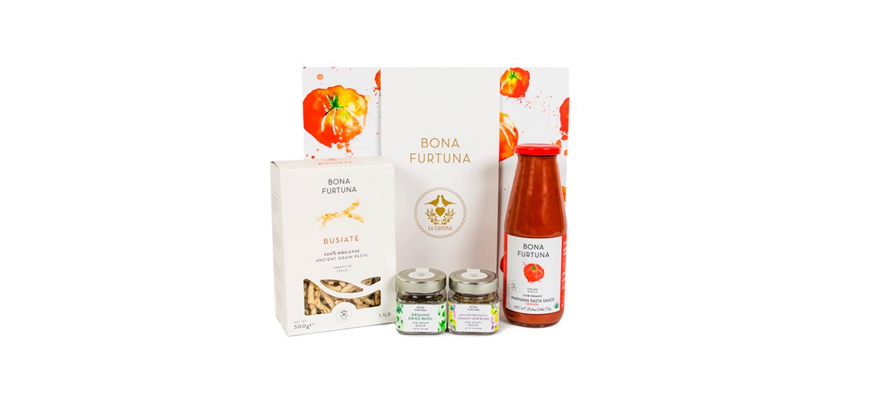 Best Bona Furtuna Taste of Trapani Organic Italian Food Gift Set