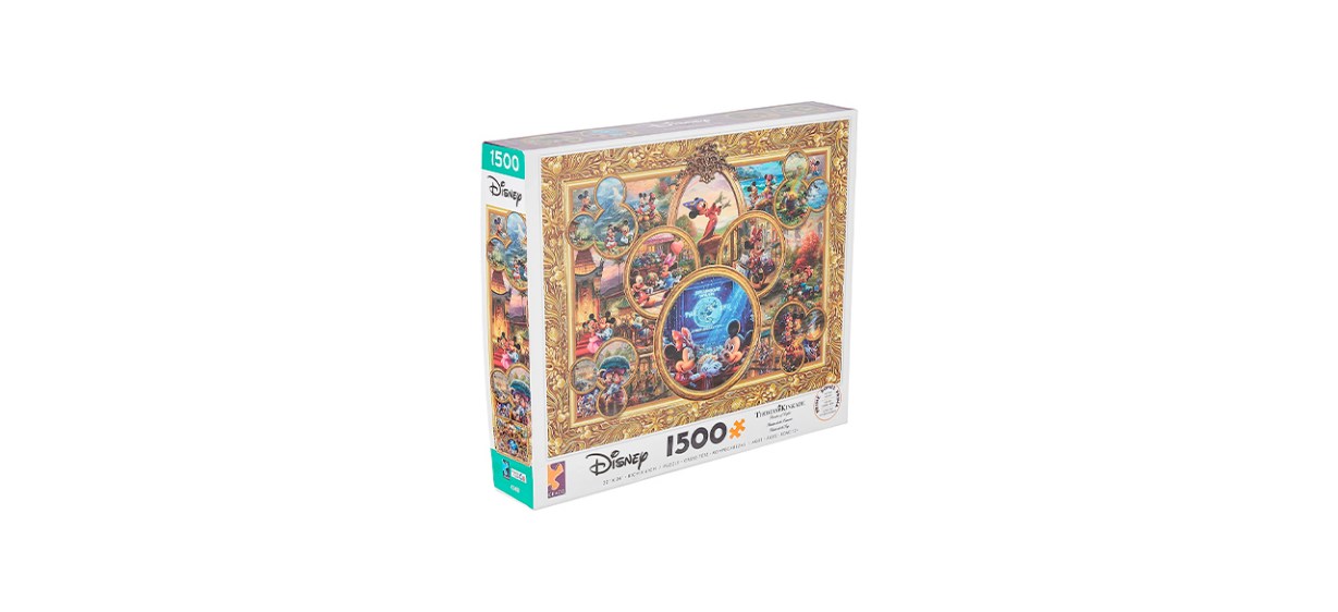 Best Ceaco Thomas Kinkade Mickey's 90th Birthday Collage Jigsaw Puzzle Best Ceaco Thomas Kinkade Mickey's 90th Birthday Collage Jigsaw Puzzle