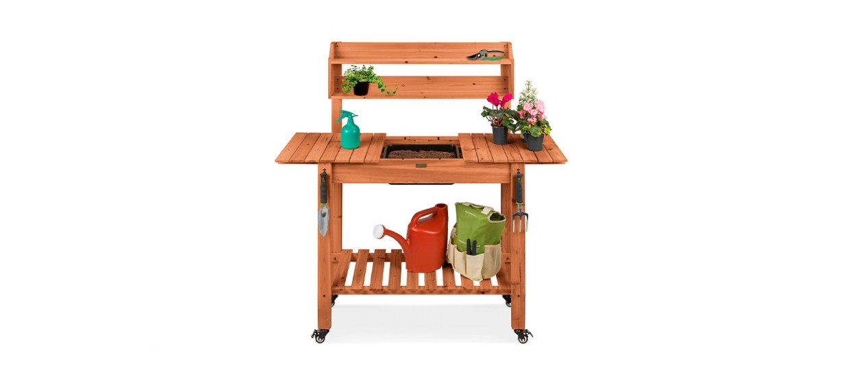 Best Choice Outdoor Mobile Garden Workstation Best Choice Outdoor Mobile Garden Workstation