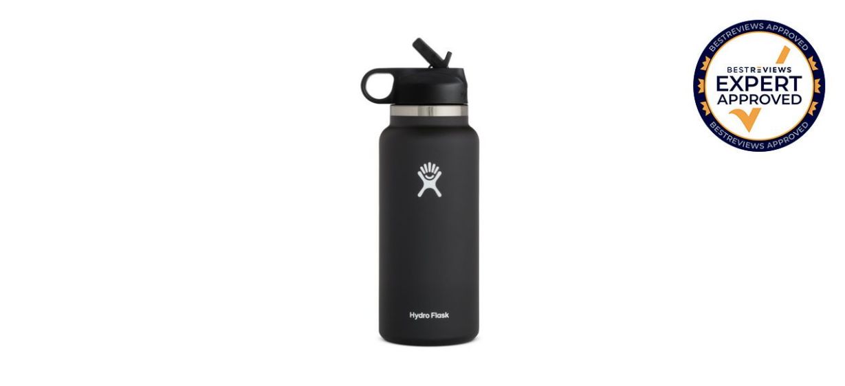 Best Hydro Flask Wide-Mouth Straw Lid Insulated Water Bottle