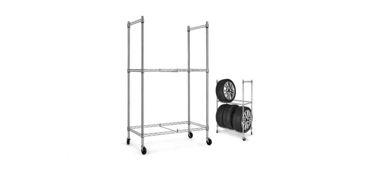 best Ikkle Mobile Tire Rack