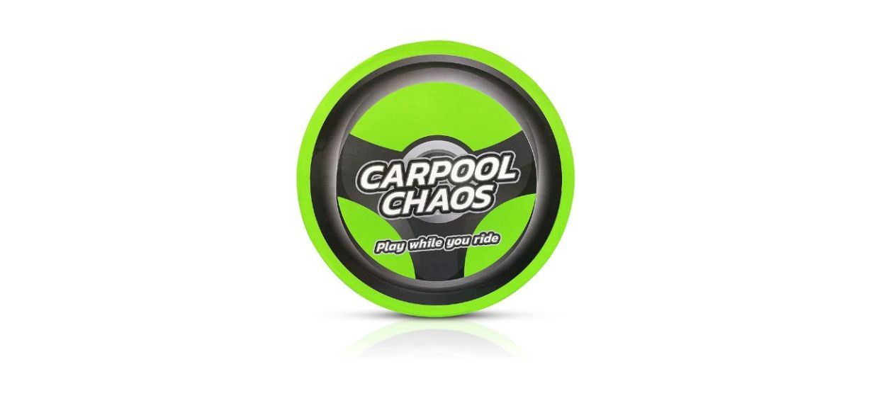 Infinite Games Carpool Chaos on white background