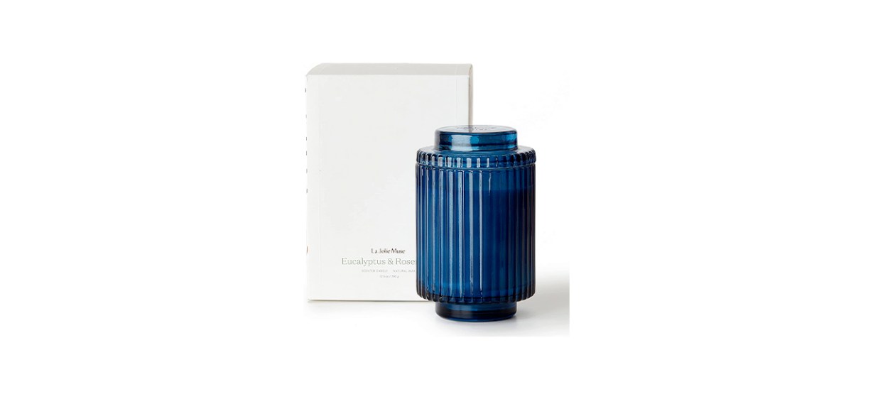 Best La Jolie Muse Eucalyptus _ Rosemary Scented Candle Best La Jolie Muse Eucalyptus _ Rosemary Scented Candle