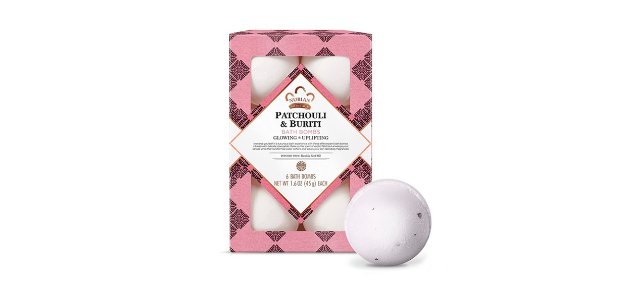 Best Nubian Heritage Patchouli and Buriti Bath Bombs 