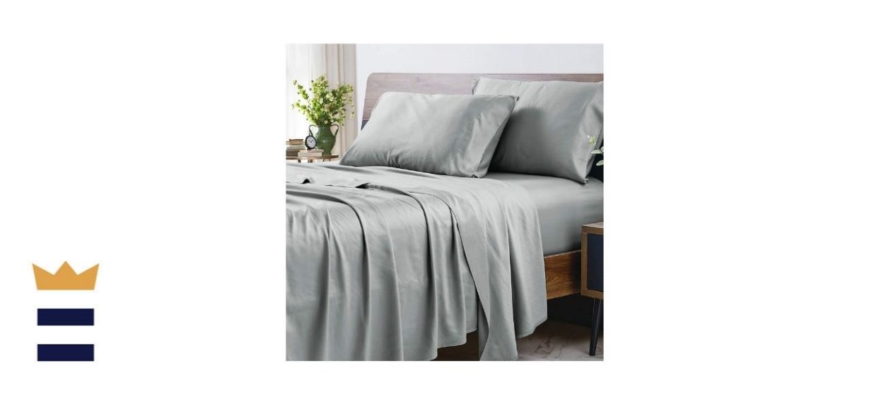 CozyLux 100% Bamboo Deep-Pocket King Sheets