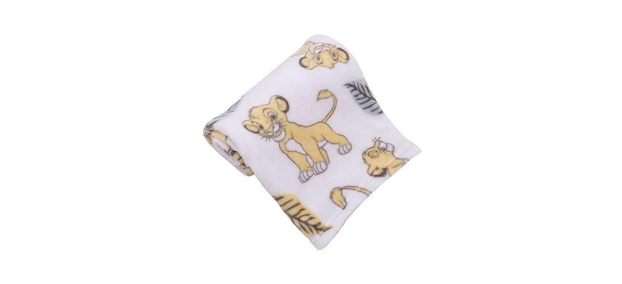 Disney “Lion King” Simba Leaves Baby Blanket