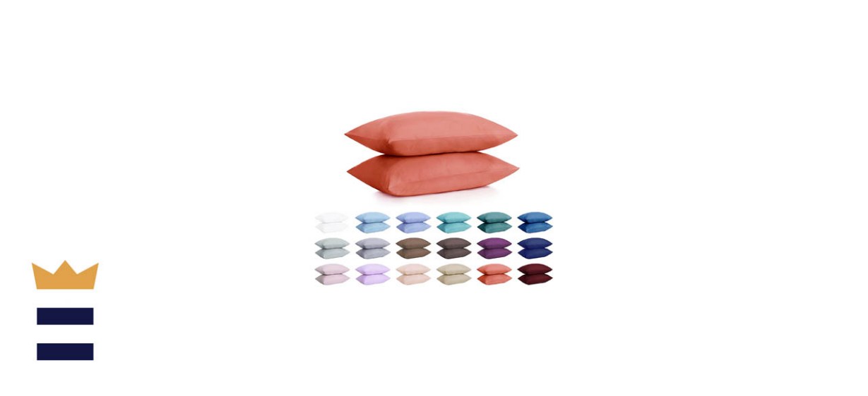 DreamHome Set Of 2 Wrinkle Resistant Ultra Soft Pillowcases