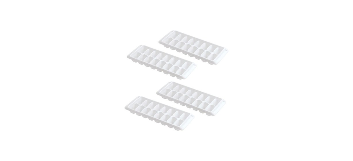 Kitch Easy Release White Ice Cube Tray
