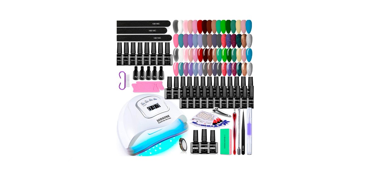 Jodsone Gel Nail Polish Kit with UV Light