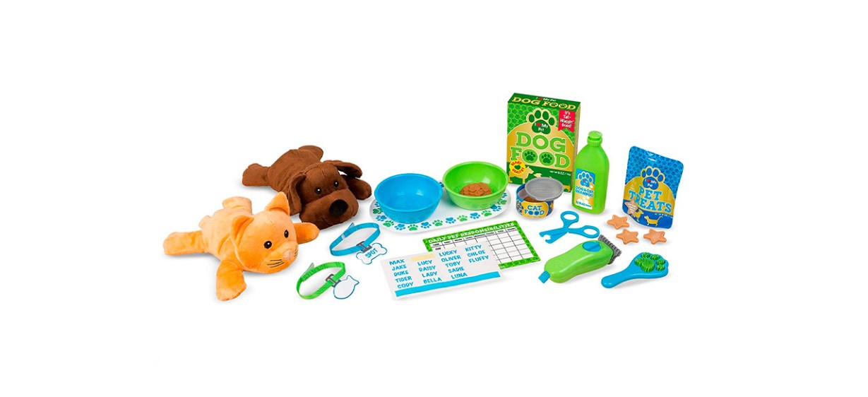 Melissa and Doug Feeding and Grooming Pet Care Play Set Melissa and Doug Feeding and Grooming Pet Care Play Set