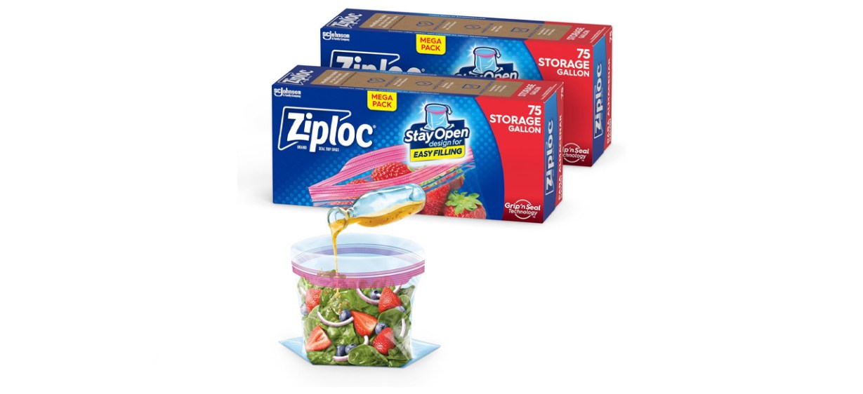 Ziploc Gallon Food Storage Bags 150-Count Ziploc Gallon Food Storage Bags 150-Count
