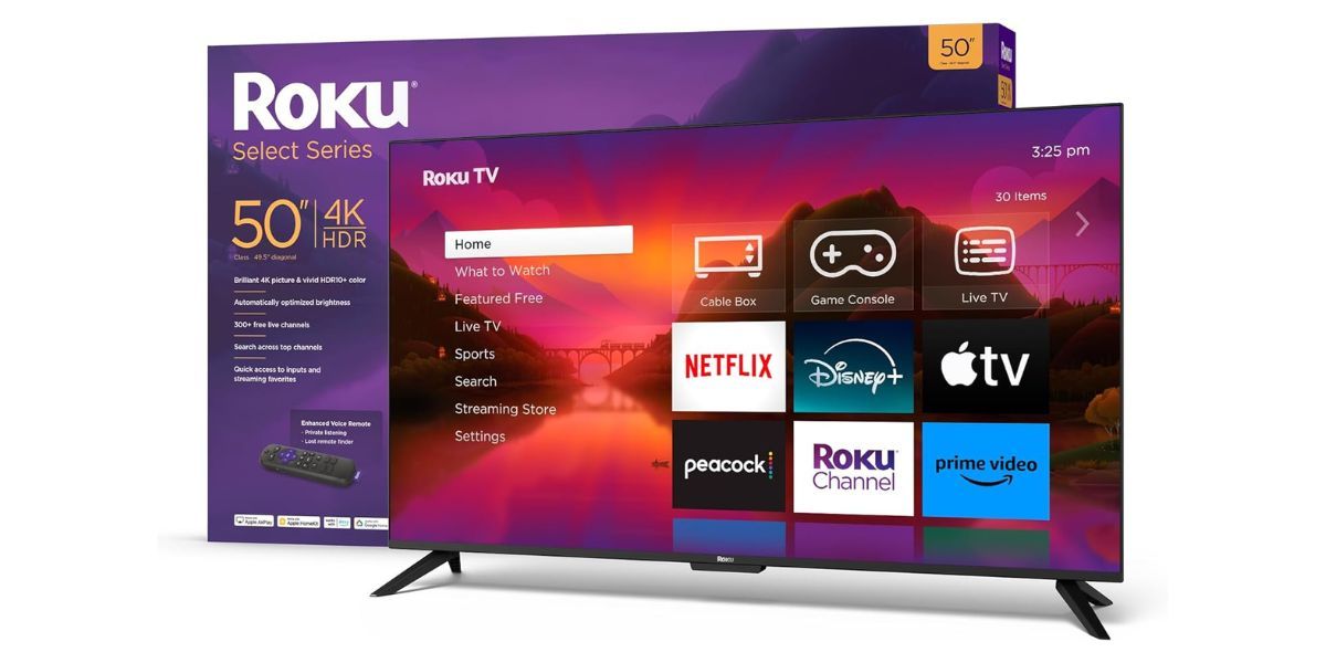 Roku Smart TV – 50-Inch Select Series 4K HDR RokuTV