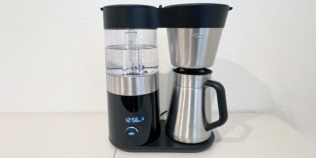 OXO Brew 9-Cup Coffee Maker on countertop OXO Brew 9-Cup Coffee Maker on countertop