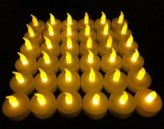 Vivii Flameless LED Tea Light Candles, 36-Pack