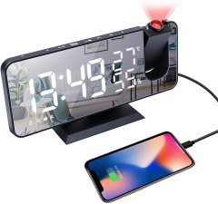 Hanaix Projection Digital Alarm Clock