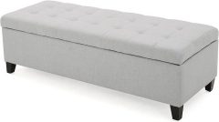 Christopher Knight Home Mission Fabric Storage Ottoman
