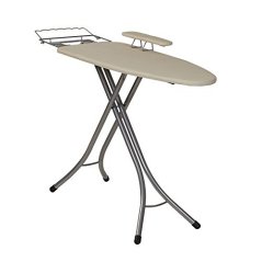 Household Essentials Pressing Station Steel Top Wide Ironing Board