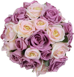 Artiflr Artificial Rose Wedding Bouquet