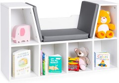 Best Choice Products Shelf Furniture w/ Cushioned Reading Nook