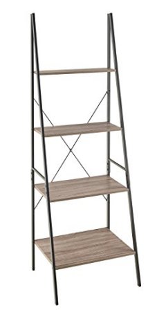 ClosetMaid 4-Tier Wood Ladder Shelf Bookcase
