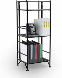 Convenience Concepts Xtra Storage 3-Tier Folding Metal Shelf