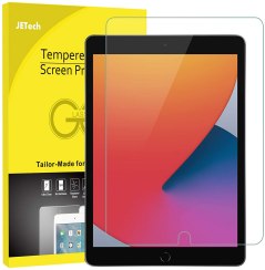 JETech Screen Protector compatible with 8th and 7th Generation iPad