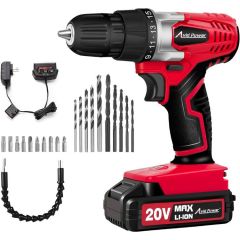 AVID POWER 20V MAX Lithium Ion Cordless Drill