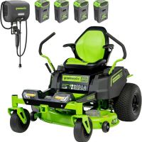 Greenworks 60V 42” Cordless Battery Crossover-Z Zero Turn Riding Lawn Mower