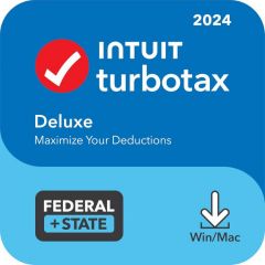 Intuit Deluxe 2024 Tax Software