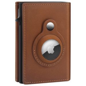 GAOCHALE Leather AirTag Wallet