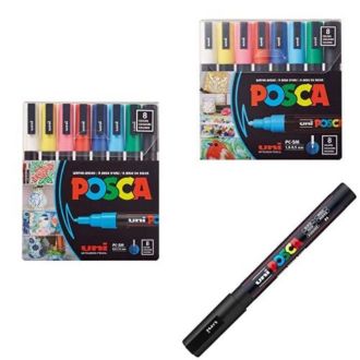 Uni Posca Paint Marker Set