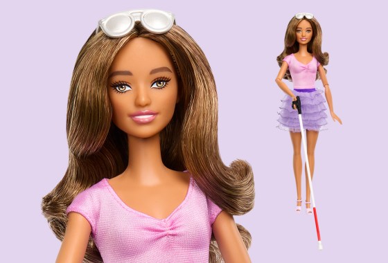 Mattel launches its first blind Barbie doll, with tactile features and a cane