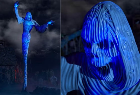 Home Depot’s giant skeleton now has a 12-foot ghost BFF