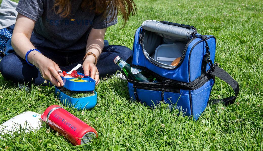 Bentoheaven Premium Bento Box Adult Lunch Box with 2 Compartments