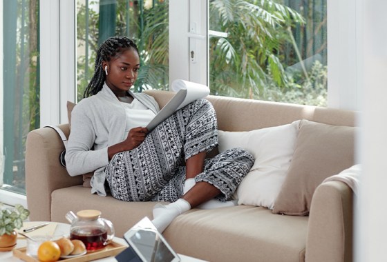 Comfortable thermal underwear to lounge in this winter