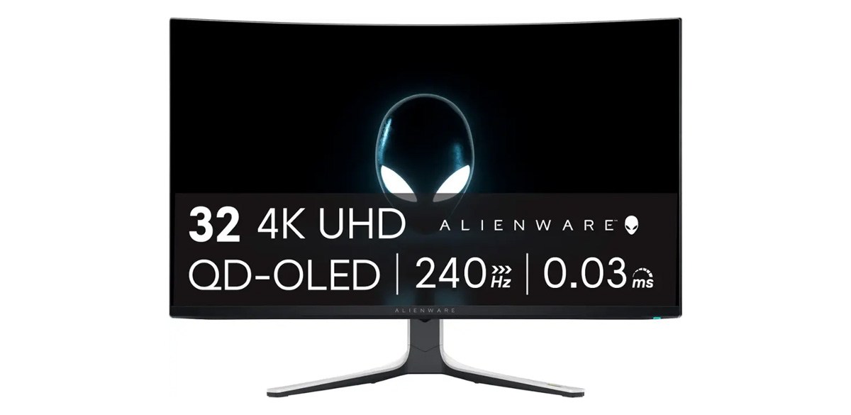 Alienware QD-OLED Curved 4K UHD Gaming Monitor
