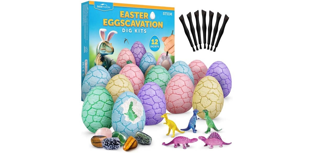 Blue Marble Easter Eggscavation Dig Kit