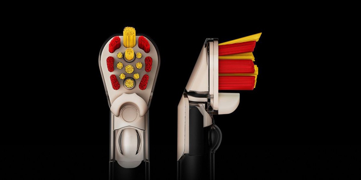 Dyson CameraJet dual-bristle sensitive brush heads (Pack of two)