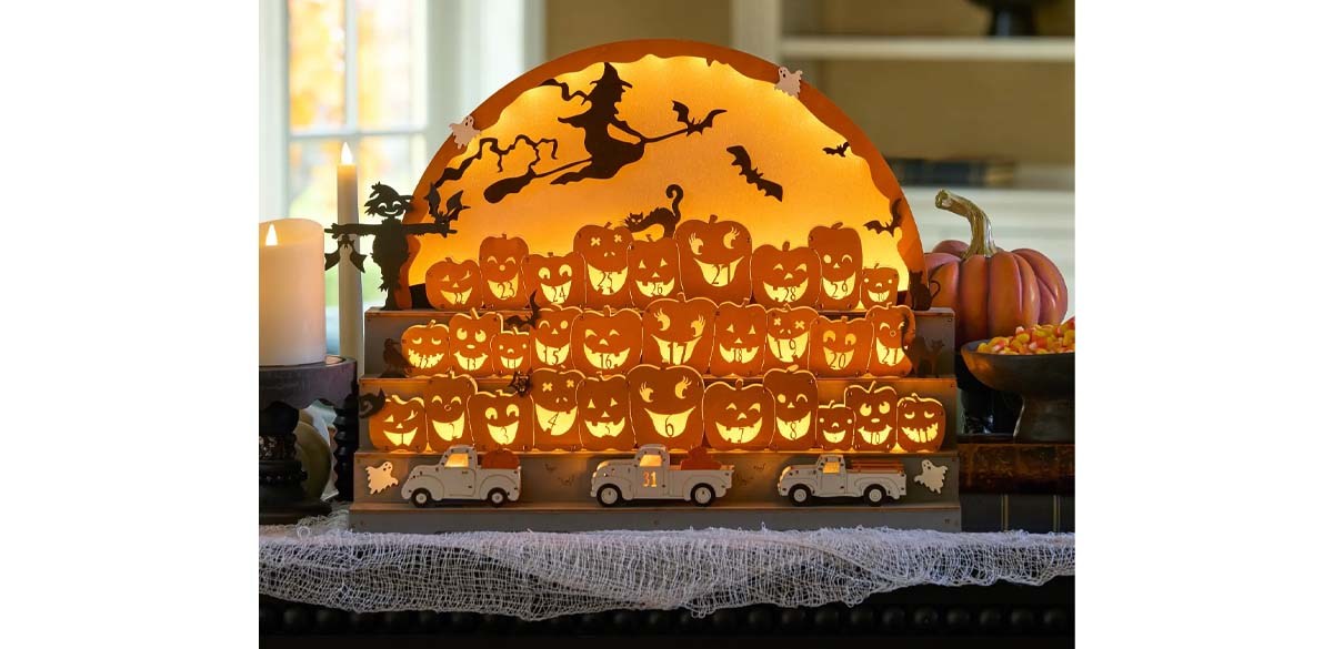 Balsam Hill Pumpkin Patch Halloween Countdown Calendar