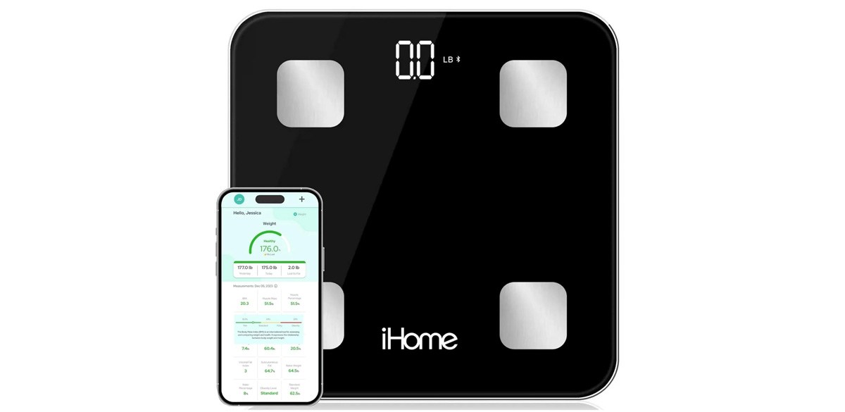 iHome Digital Bluetooth Smart Scale