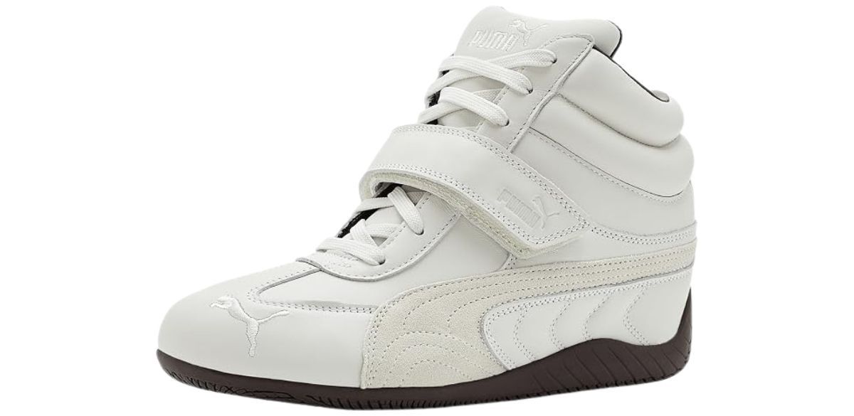 PUMA Womens Speedcat Leather Lace Up Sneakers Shoes Casual - Grey