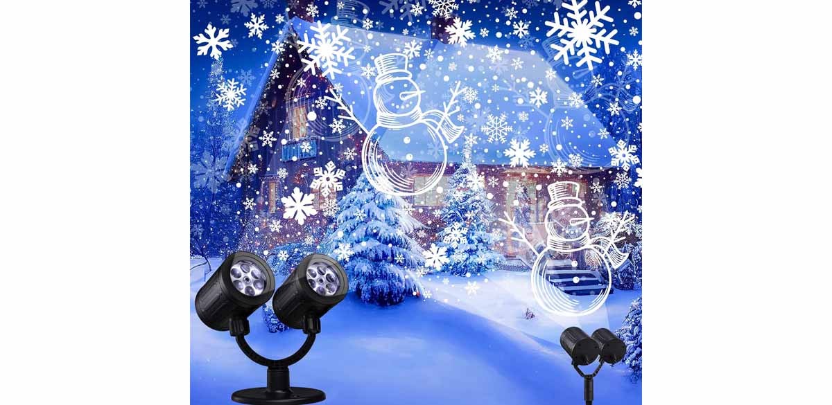 Toodour Outdoor Projector Lights