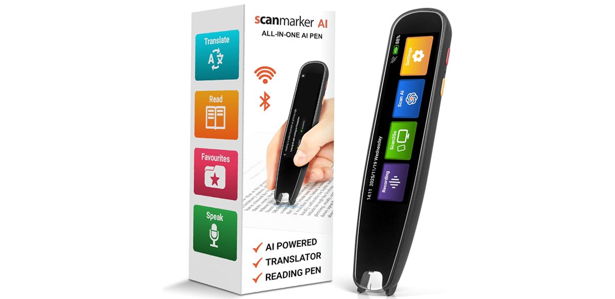 Scanmarker AI Pen with Built-in Screen