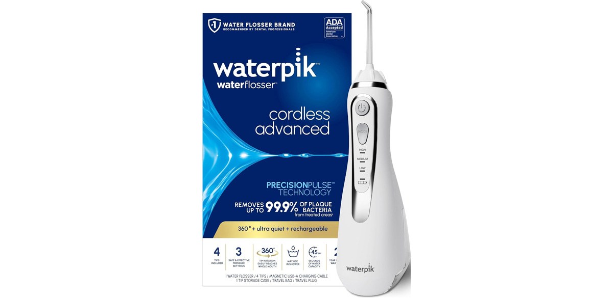 Waterpik Cordless Advanced Portable Water Flosser